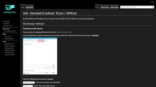 
                            1. Ark: Survival Evolved: Rcon / ARKon - g-portal.us Wiki