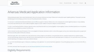 
                            6. Arkansas Medicaid Application