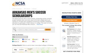 
                            9. Arkansas Men's Soccer Resource Guide - NCSA