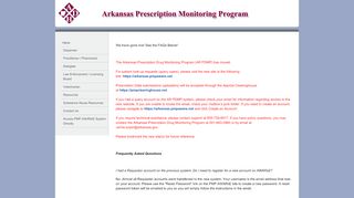 
                            2. Arkansas Prescription Monitoring Program » Home