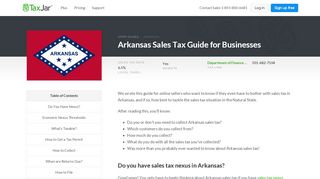 
                            9. Arkansas Sales Tax Guide for Businesses - TaxJar