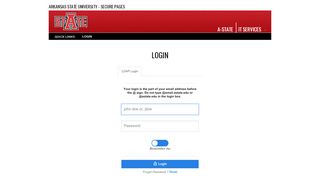 
                            7. Arkansas State University - Secure Pages