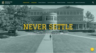 
                            2. Arkansas Tech University: ATU Homepage