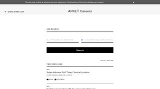 
                            7. ARKET Careers - Jobs