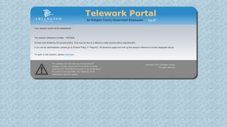 
                            4. Arlington County Employee Telework Portal