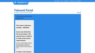 
                            4. Arlington County Government Employee Telework Portal