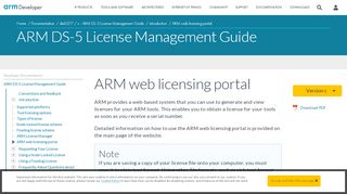 
                            2. ARM DS-5 License Management Guide | ARM web licensing portal ...