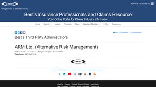 
                            6. ARM Ltd. (Alternative Risk Management) | Third Party Administrators ...