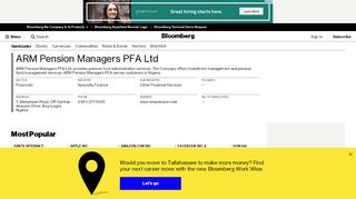 
                            9. ARM Pension Managers PFA Ltd - Company Profile and News ...