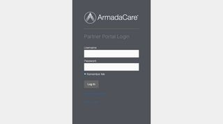 
                            6. ArmadaCare: Partner Login