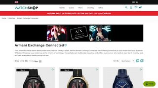 
                            8. Armani Exchange Connected Watches | WatchShop.com™