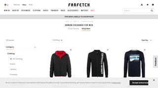 
                            9. Armani Exchange - Men's Designer Fashion - Farfetch