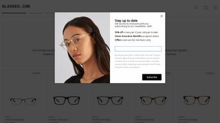 
                            3. Armani Exchange Sunglasses & Glasses - Eyewear | Glasses.com®