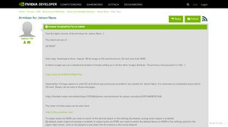 
                            9. Armbian for Jetson Nano - NVIDIA Developer Forums