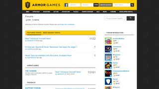 
                            3. Armor Games Community