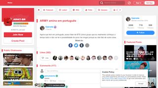 
                            6. ARMY amino em português | ARMY-BR Amino