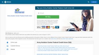 
                            7. Army Aviation Center Federal Credit Union | Pay Your Bill Online ...