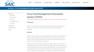 
                            4. Army Food Management Information System (AFMIS) | Case ...