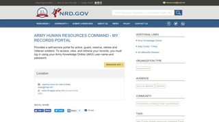 
                            7. Army Human Resources Command - My Records Portal