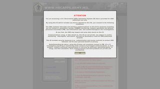 
                            4. Army Portal - Login - hrcapps.army.mil