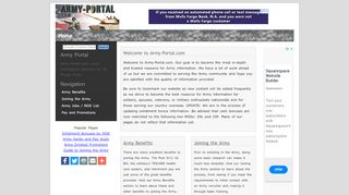 
                            1. Army-Portal.com - Your Information Resource for All Things Army!