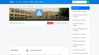 
                            6. Army Public School, Faridkot - Admissions, Fees, Address ...