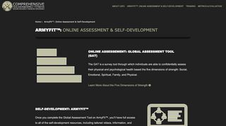 
                            4. ArmyFit - Comprehensive Soldier and Family Fitness (CSF2)