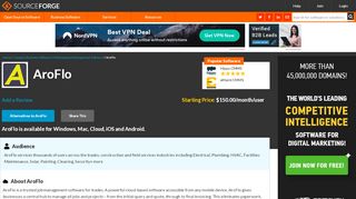 
                            9. AroFlo Reviews and Pricing 2019 - sourceforge.net