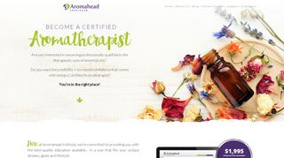 
                            5. Aromatherapy Certification Program - courses.aromahead.com