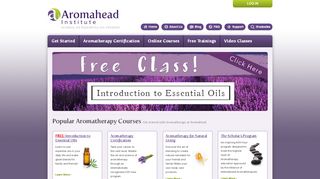 
                            1. Aromatherapy School and Courses - Aromahead Institute