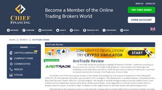 
                            10. AroTrade review: Forex, CFD, Crypto trading with login ...