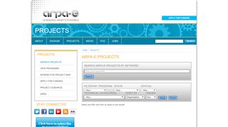 
                            8. ARPA-E Projects - ARPA-E