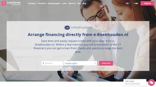 
                            9. Arrange financing directly from e-Boekhouden.nl