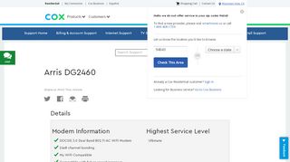 
                            4. Arris DG2460 - Cox Communications
