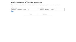 
                            9. Arris password of the day generator - Tylerwatt12.com