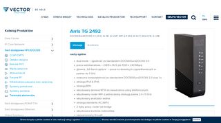 
                            6. Arris TG 2492 - Modemy kablowe DOCSIS 3.0 - VECTOR …