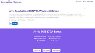 
                            5. Arris Touchstone DG3270A Wireless Gateway | …