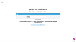 
                            4. Arriva - PTS Online Services Login