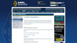 
                            6. ARRL Heritage Museum - American Radio Relay League