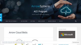 
                            4. Arrow Cloud Belts – ACE Program