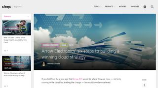 
                            9. Arrow Electronics' six steps to building a winning cloud strategy | Citrix ...