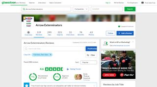 
                            6. Arrow Exterminators Reviews | Glassdoor