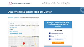 
                            6. Arrowhead Regional Medical Center | MedicalRecords.com