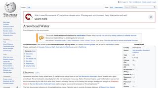 
                            3. Arrowhead Water - Wikipedia