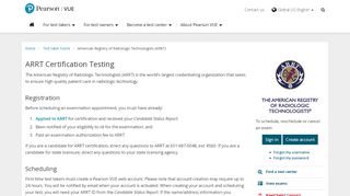 
                            3. ARRT :: Pearson VUE