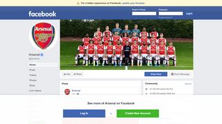 
                            2. Arsenal - Home | Facebook