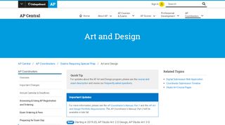 
                            1. Art and Design | AP Central – The College Board