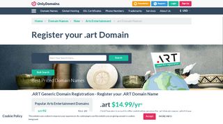 
                            6. .art Domain Name Registration - OnlyDomains