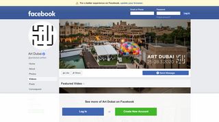 
                            9. Art Dubai - Videos | Facebook