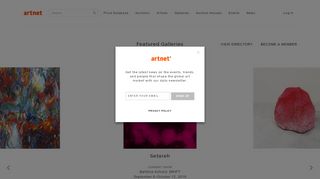 
                            3. Art Galleries on artnet